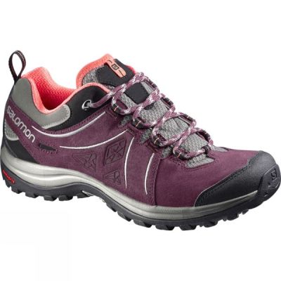 Botas de Montaña Salomon Ellipse 2 Leather Mujer - Fucsia - Chile CGI067541